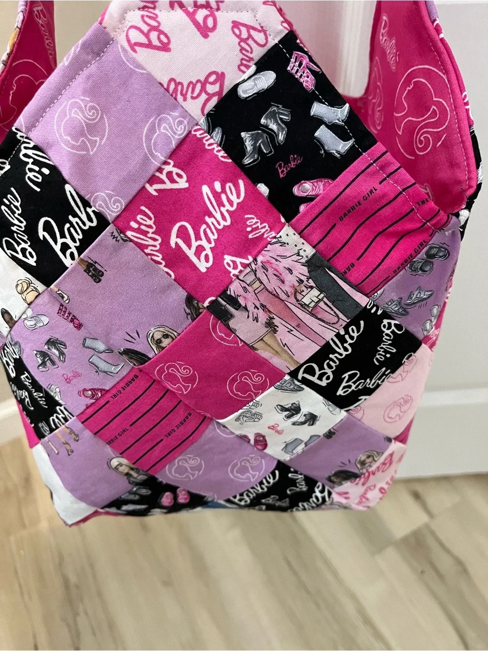 Barbie Girl Tote Midi Bag. New. Cotton. Washable